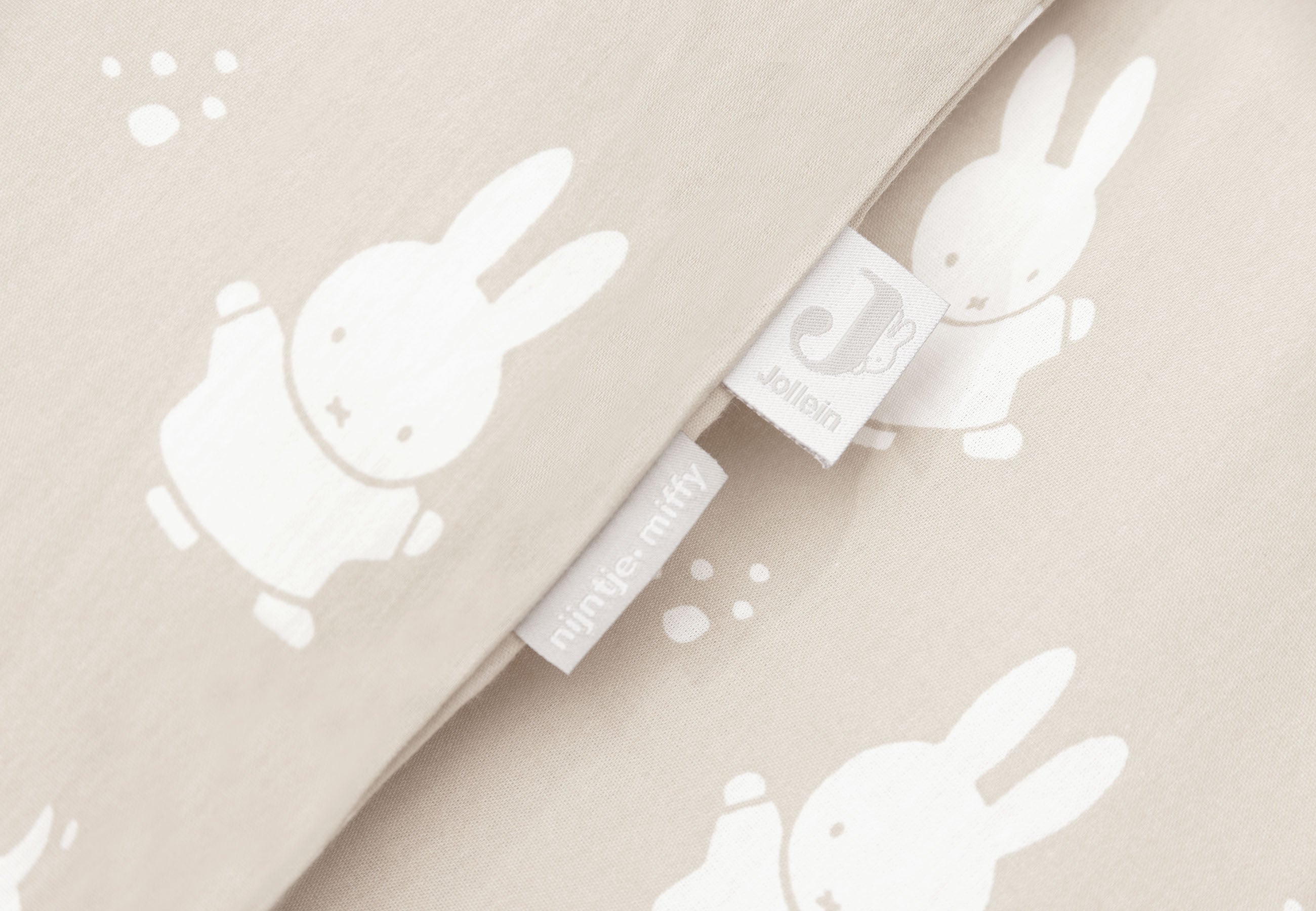 Bettwäsche 100x140cm Miffy & Snuffy - Nougat