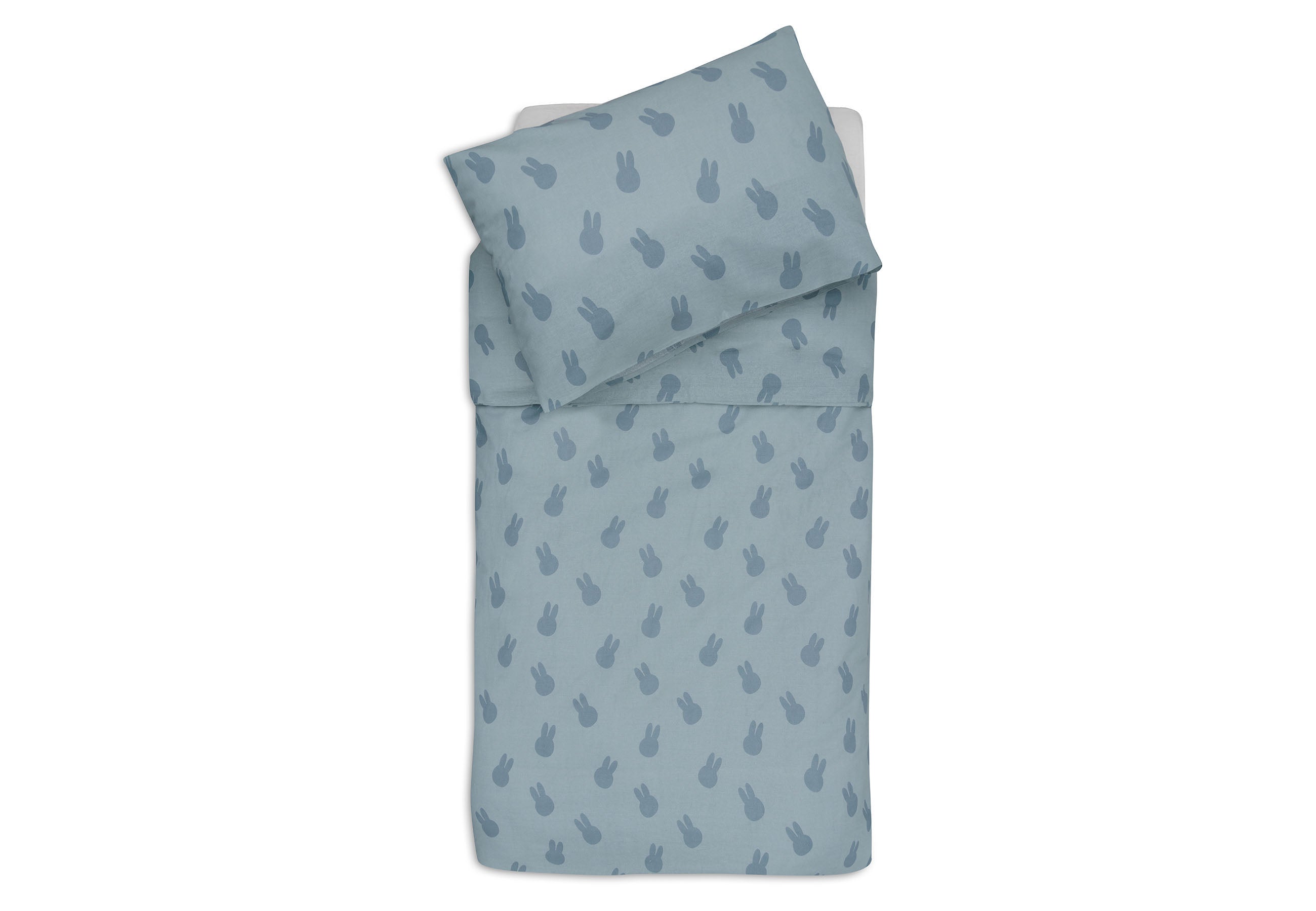 Bettwäsche 100x140cm Miffy Shadow - Sea Green