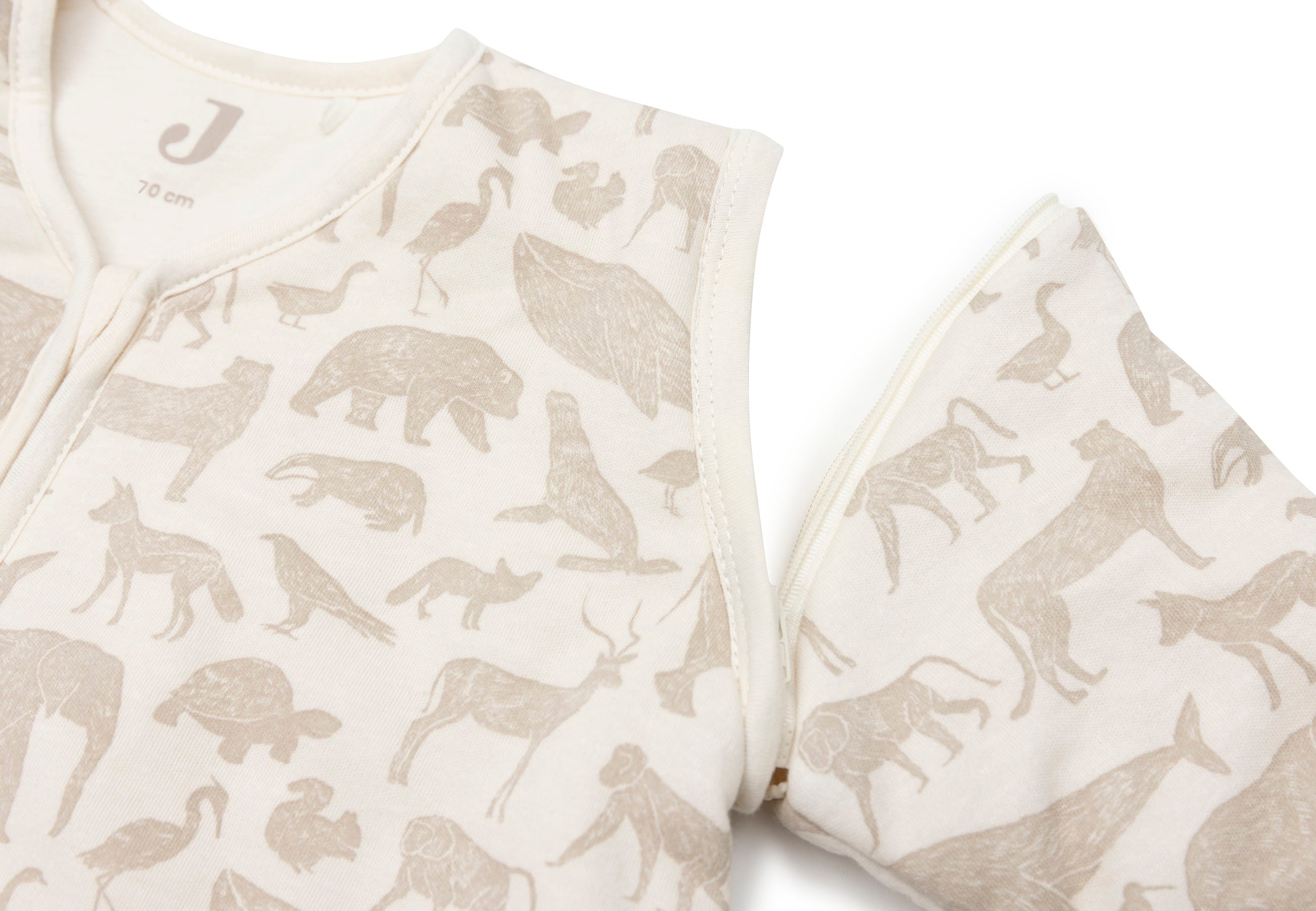 Baby Schlafsack mit Abnehmbaren Ärmeln - Animals