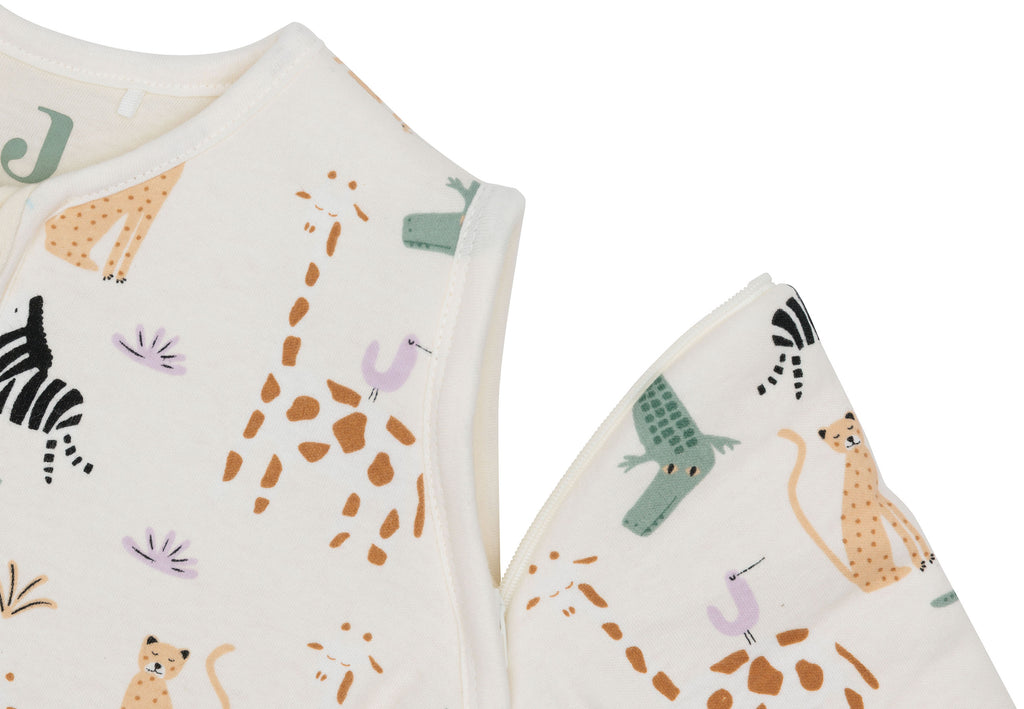 Baby Schlafsack mit Abnehmbaren Ärmeln - Jungle Jambo