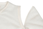 Baby Schlafsack mit Abnehmbaren Ärmeln Rund  - Rib