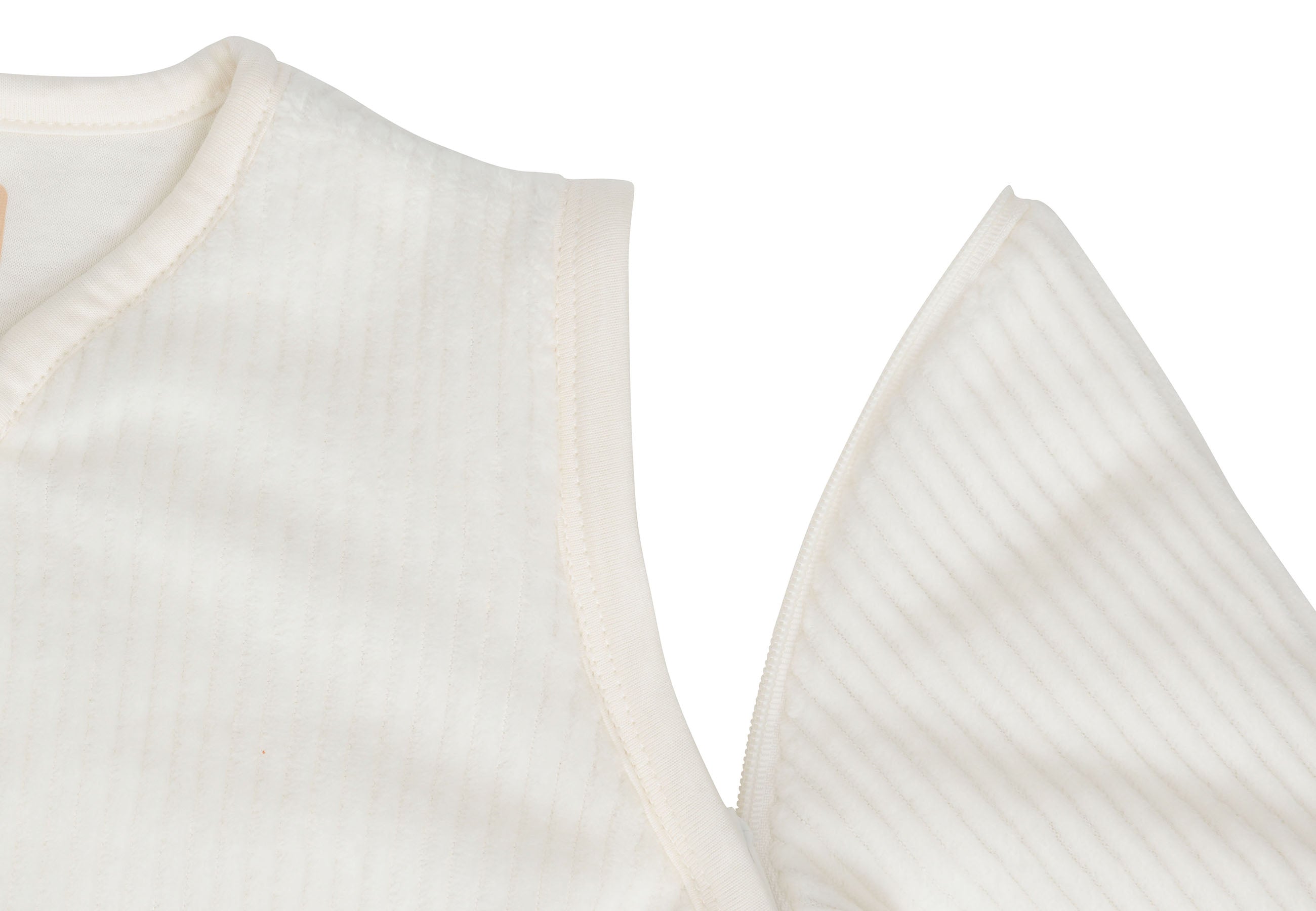 Baby Schlafsack mit Abnehmbaren Ärmeln Rund  - Rib