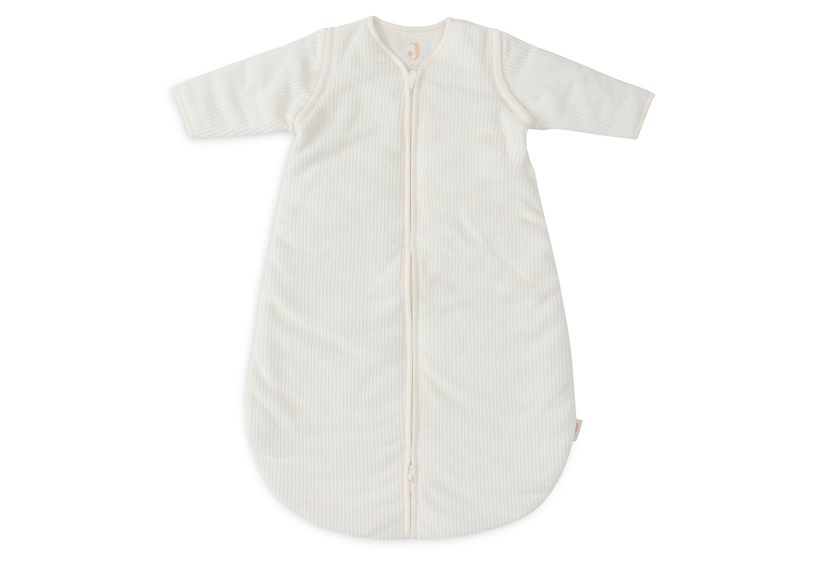 Baby Schlafsack mit Abnehmbaren Ärmeln Rund  - Rib