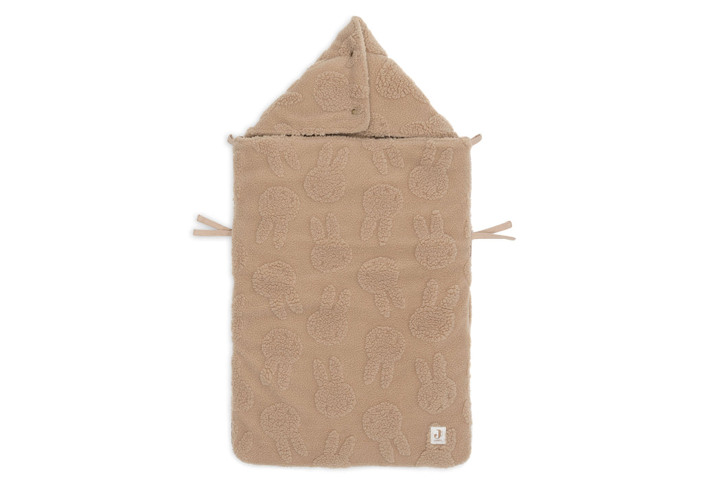 Fußsack gruppe 0+ 3/5 punkte Miffy Jacquard Teddy - Biscuit