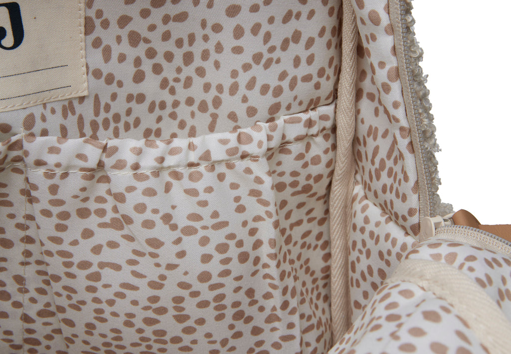 Wickeltasche Rucksack Boucle