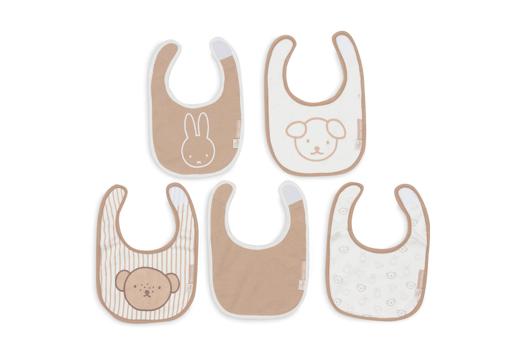 Lätzchen Jersey Wasserdicht Miffy Heads - 5 Stück