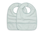 Lätzchen Wasserdicht Snake Soft Green - 2 Stück