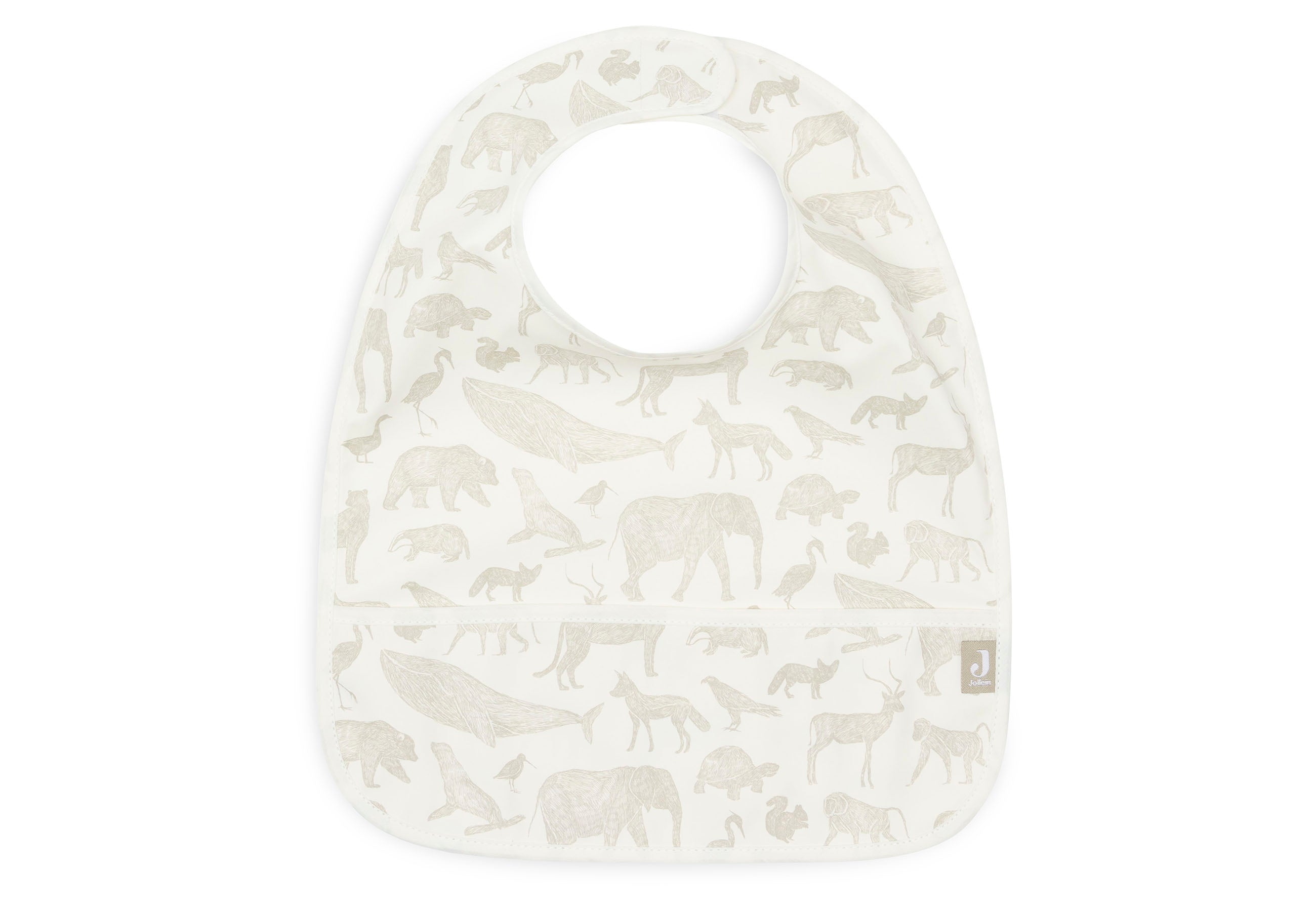 Lätzchen Wasserdicht Animals - Olive Green - 2 Stück