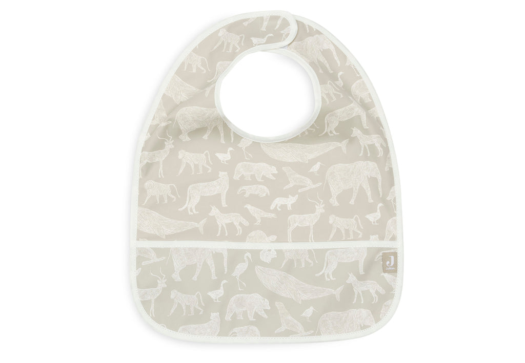 Lätzchen Wasserdicht Animals - Olive Green - 2 Stück