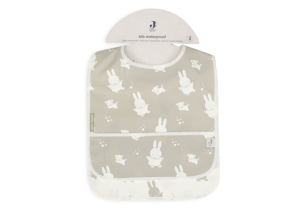 Lätzchen Wasserdicht Miffy & Snuffy - Olive Green - 2 Stück