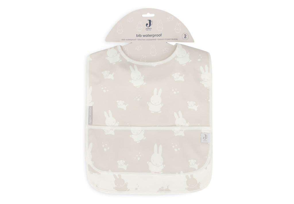 Lätzchen Wasserdicht Miffy & Snuffy - Nougat - 2 Stück