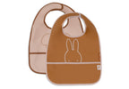 Lätzchen Wasserdicht Miffy Peekaboo - Wild Rose - 2 Stück