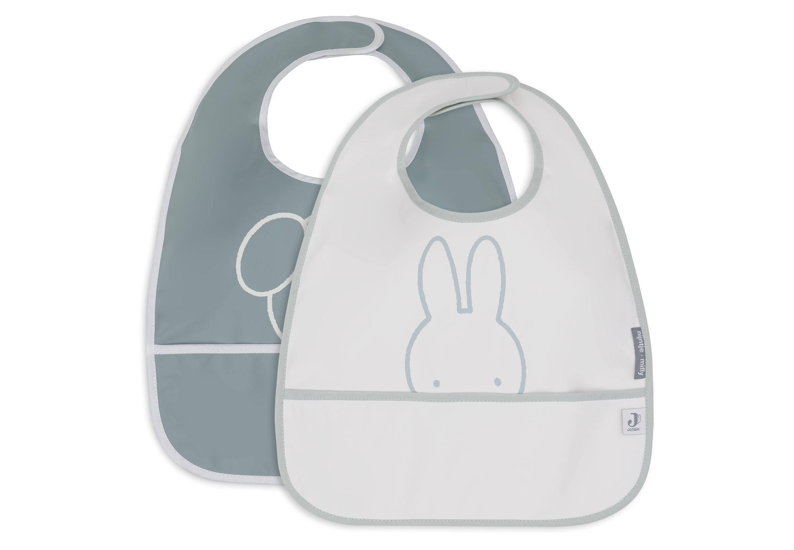 Lätzchen Wasserdicht Miffy Peekaboo - Sea Green - 2 Stück