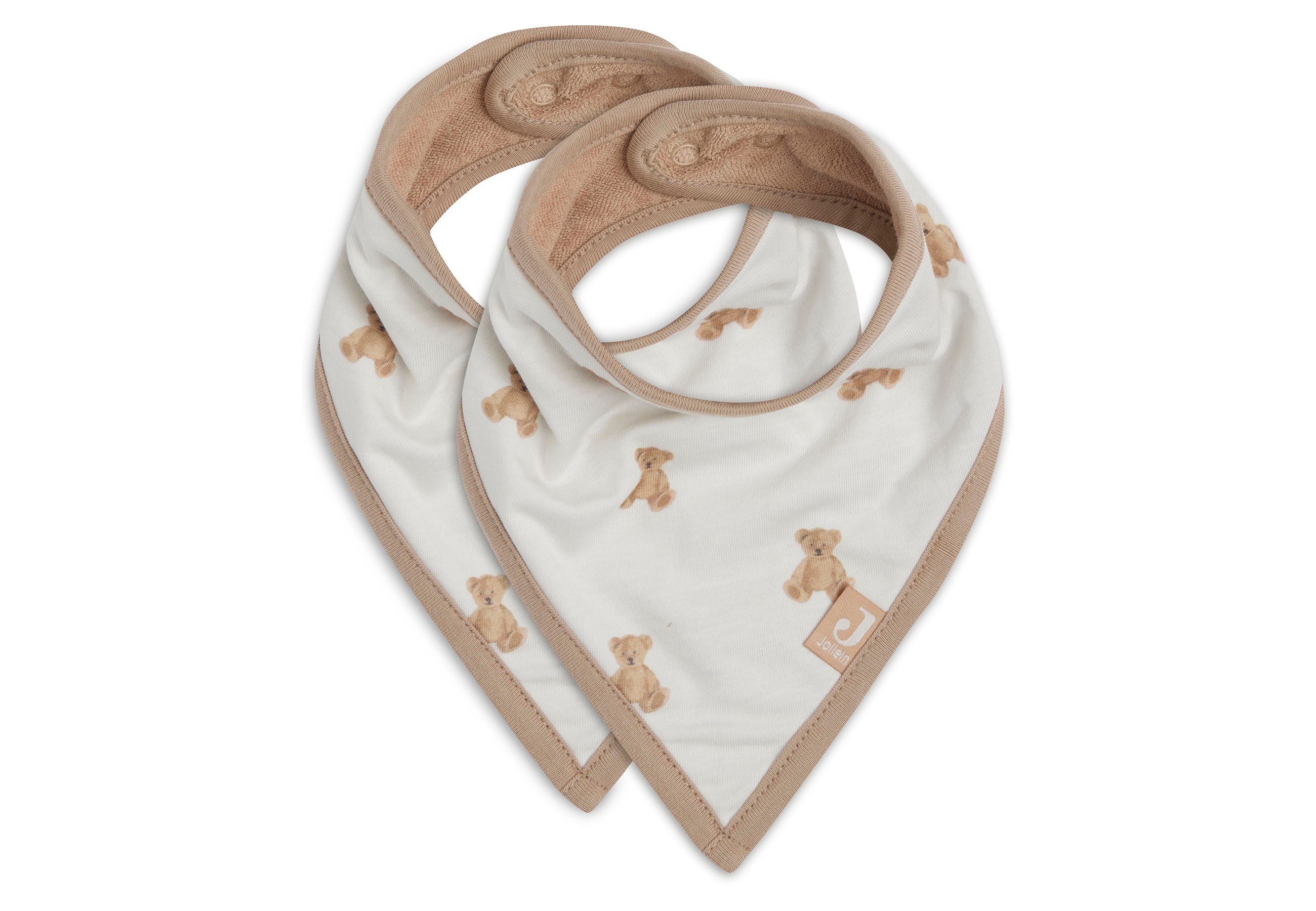 Lätzchen Bandana - Teddy Bear - 2 Stück - (BIO-Baumwolle / GOTS)