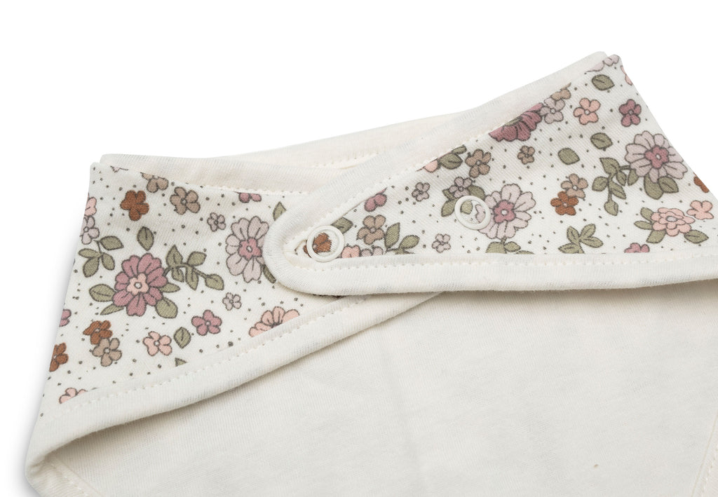 Lätzchen Bandana Retro Flowers - 2 Stück