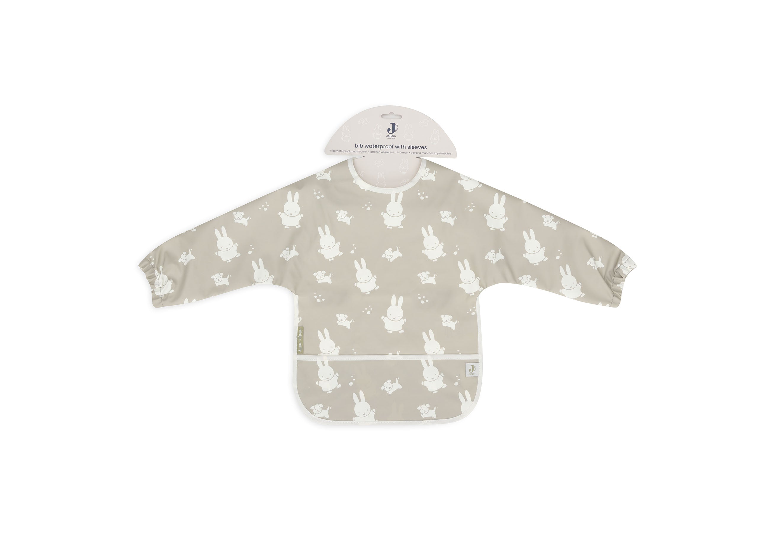 Lätzchen Wasserdicht mit Ärmeln Miffy & Snuffy - Olive Green
