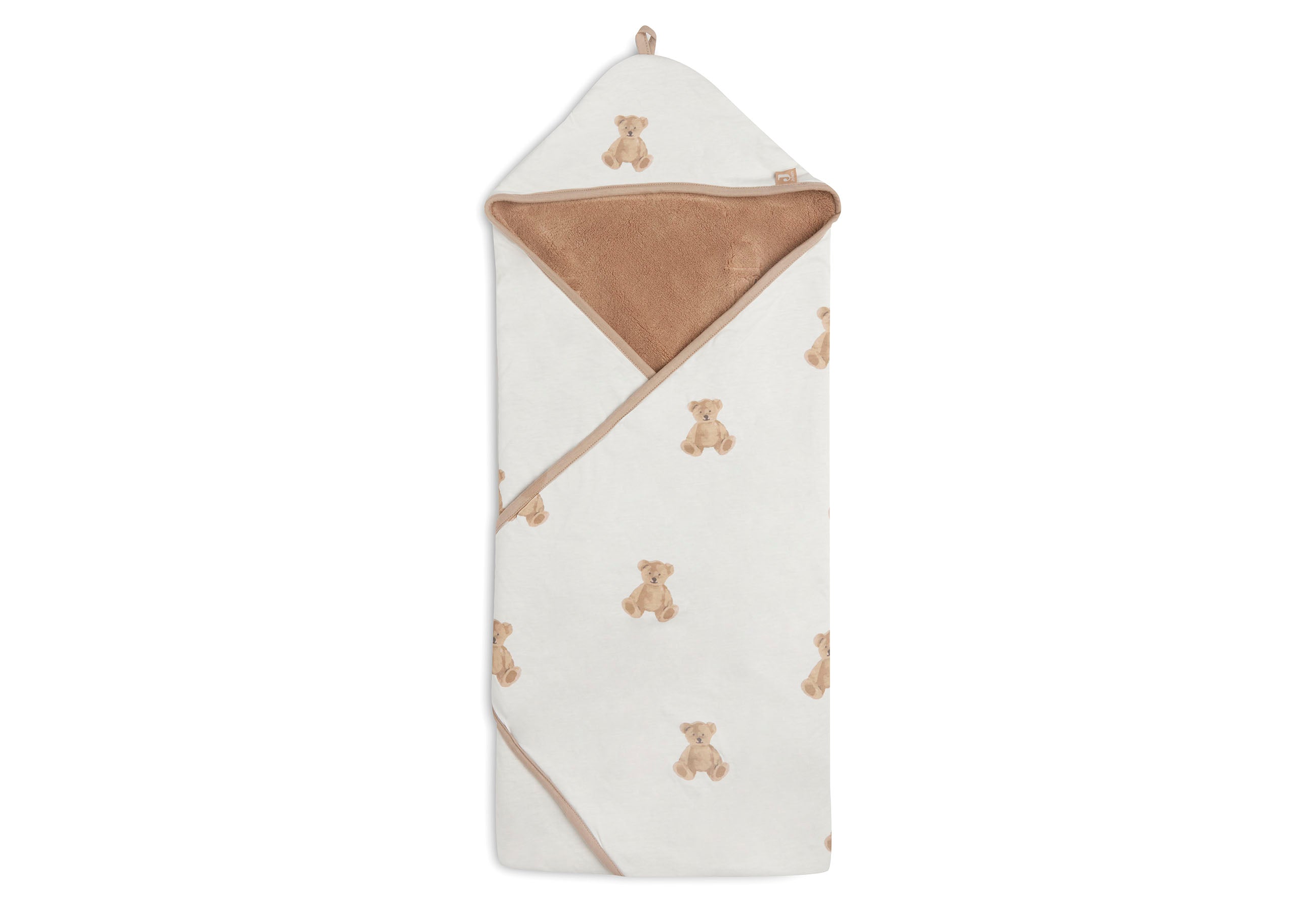 Einschlagdecke für Babyschale - Teddy Bear - BIO Baumwolle