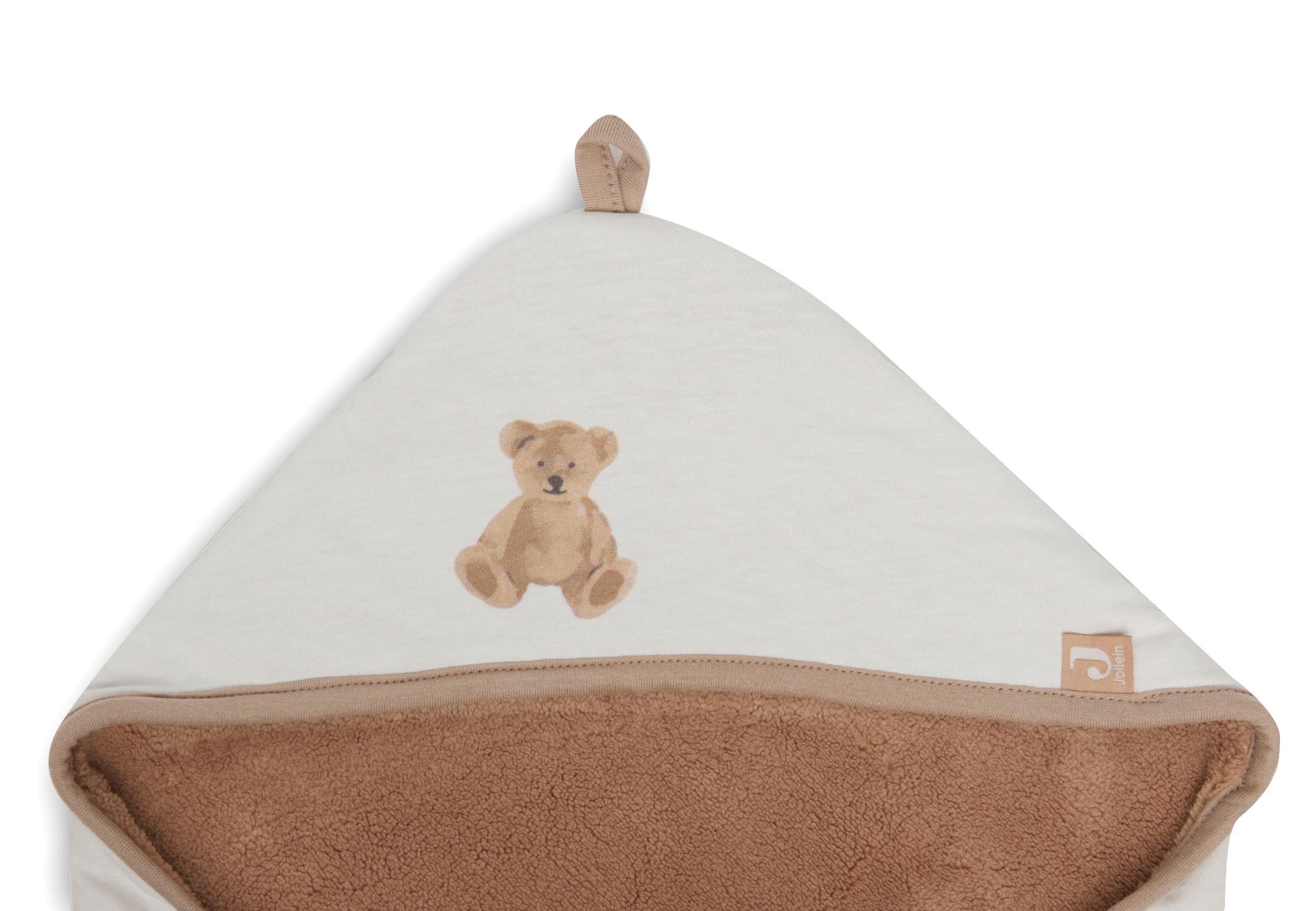 Einschlagdecke für Babyschale - Teddy Bear - BIO Baumwolle