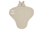 Einschlagdecke für Babyschale Bear Boucle - BIO Baumwolle