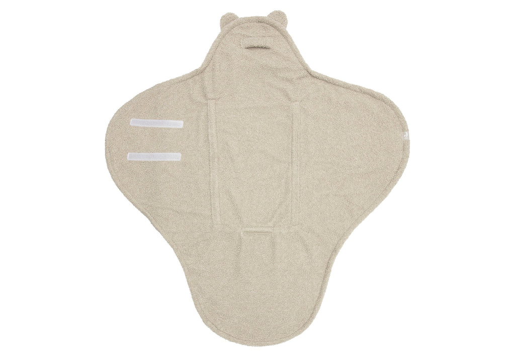Einschlagdecke für Babyschale Bear Boucle - BIO Baumwolle