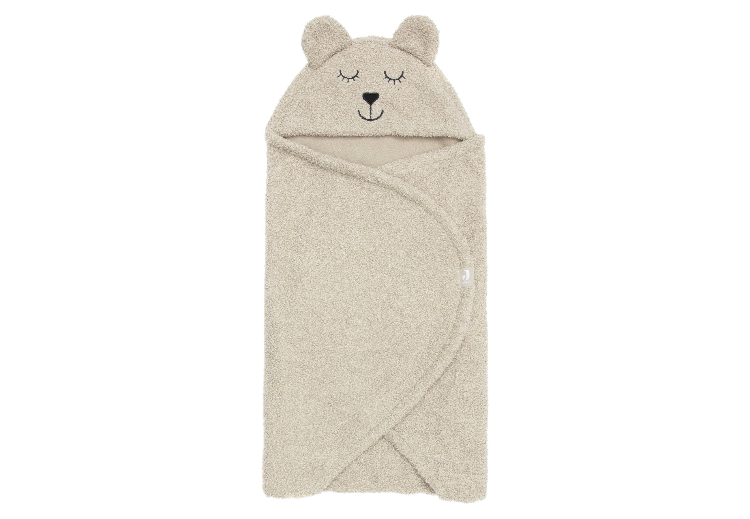 Einschlagdecke für Babyschale Bear Boucle - BIO Baumwolle