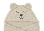 Einschlagdecke für Babyschale Bear Boucle - BIO Baumwolle