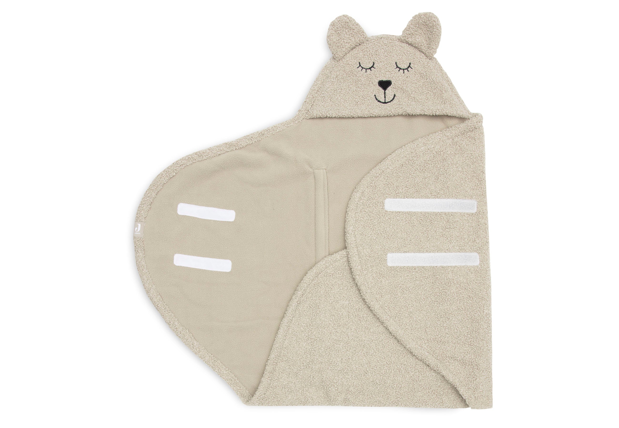 Einschlagdecke für Babyschale Bear Boucle - BIO Baumwolle