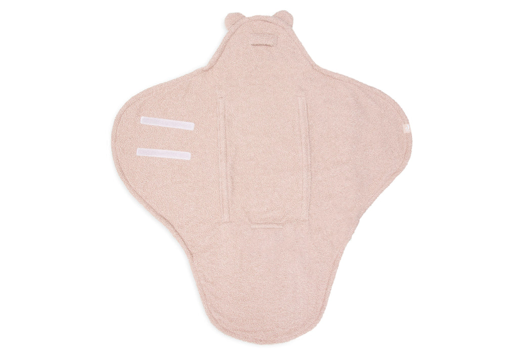 Einschlagdecke für Babyschale Bear Boucle - BIO Baumwolle