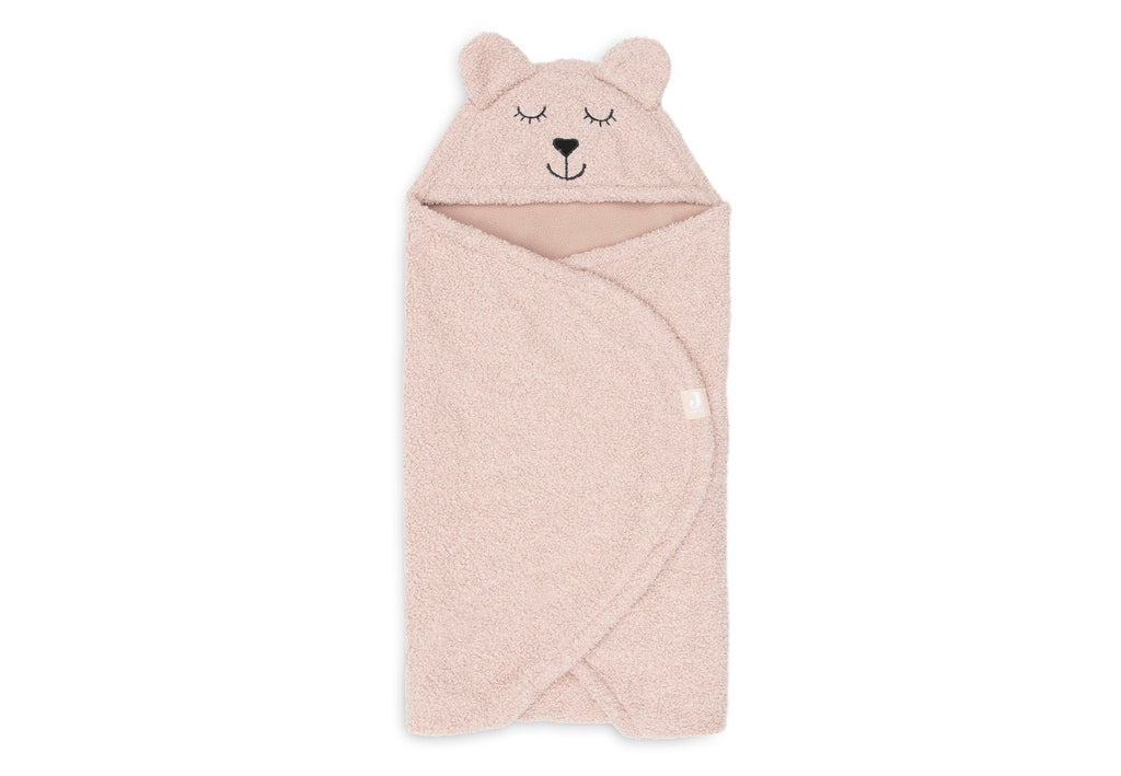 Einschlagdecke für Babyschale Bear Boucle - BIO Baumwolle