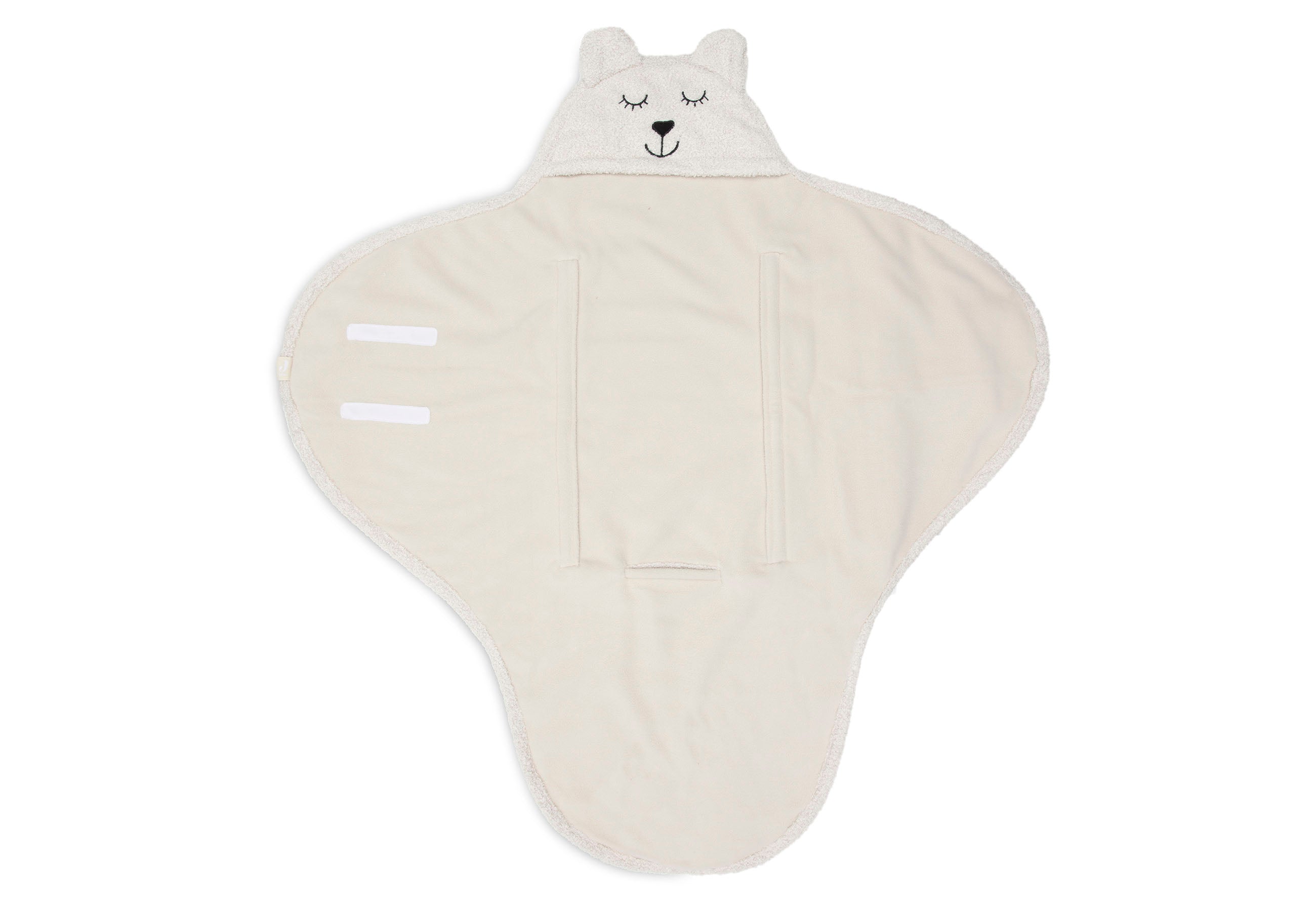 Einschlagdecke für Babyschale Bear Boucle - BIO Baumwolle