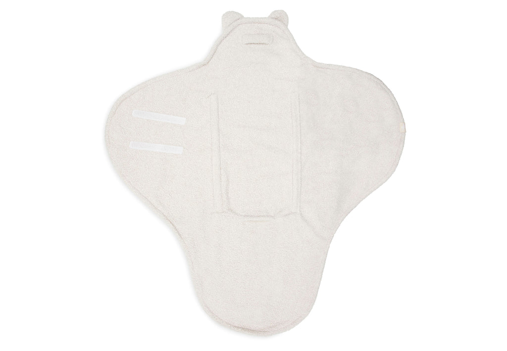 Einschlagdecke für Babyschale Bear Boucle - BIO Baumwolle