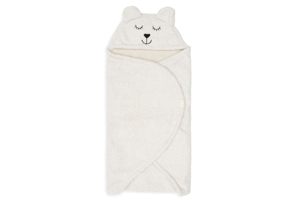 Einschlagdecke für Babyschale Bear Boucle - BIO Baumwolle