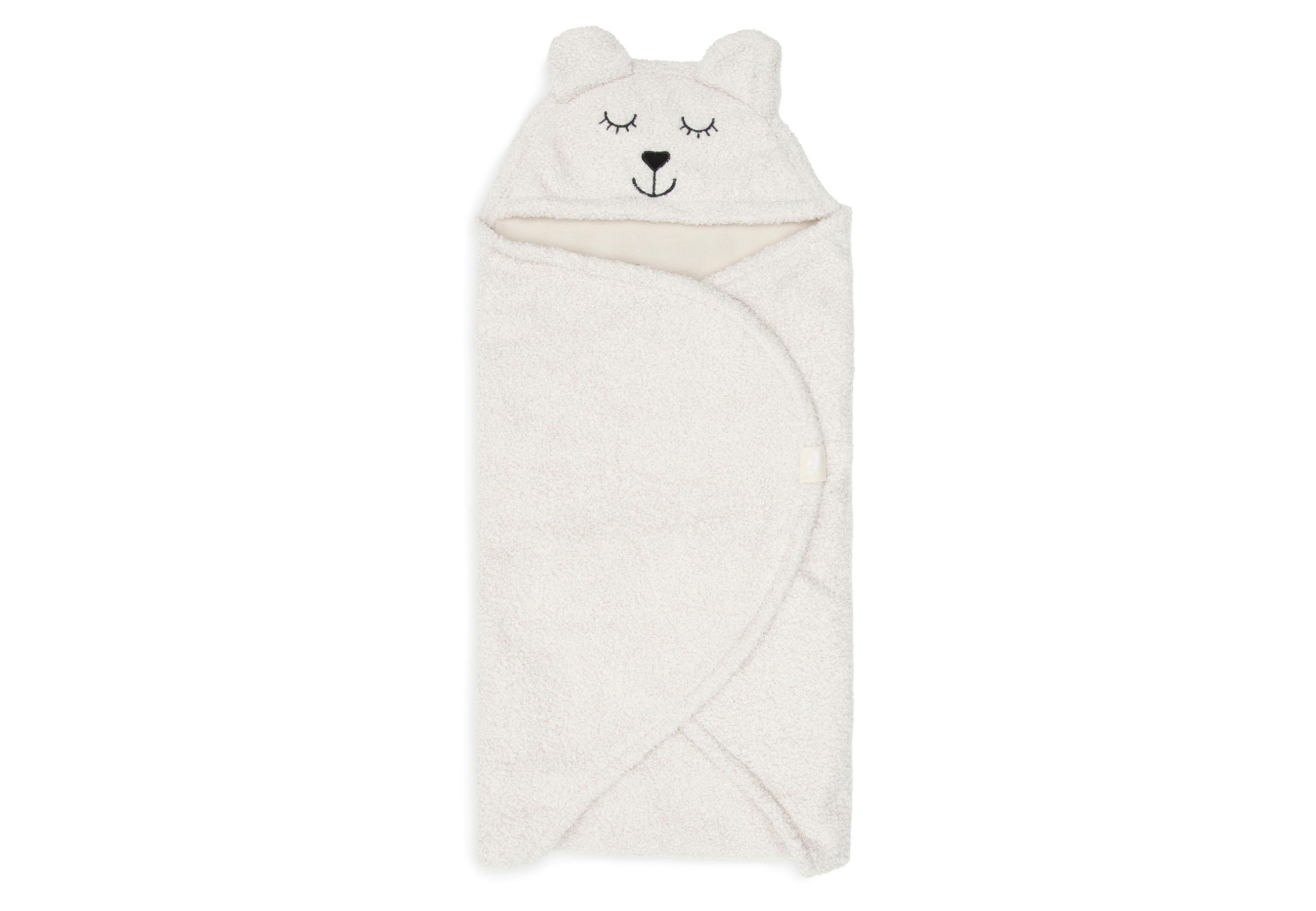 Einschlagdecke für Babyschale Bear Boucle - BIO Baumwolle