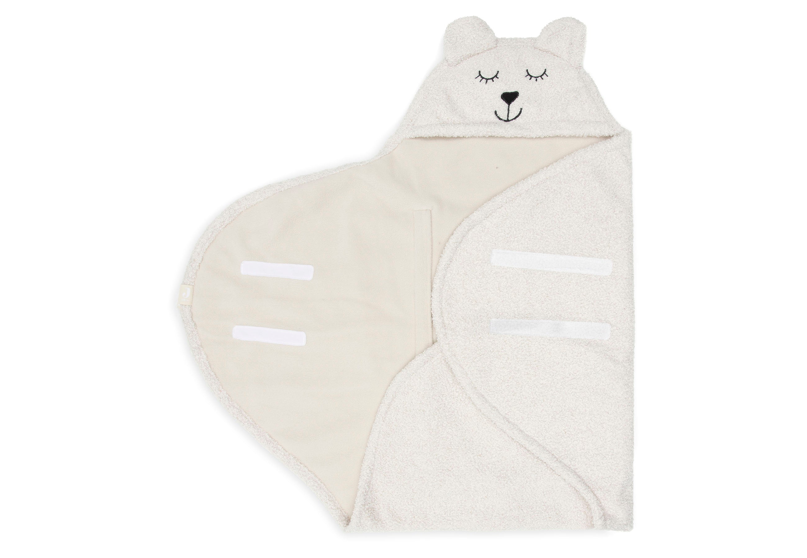 Einschlagdecke für Babyschale Bear Boucle - BIO Baumwolle
