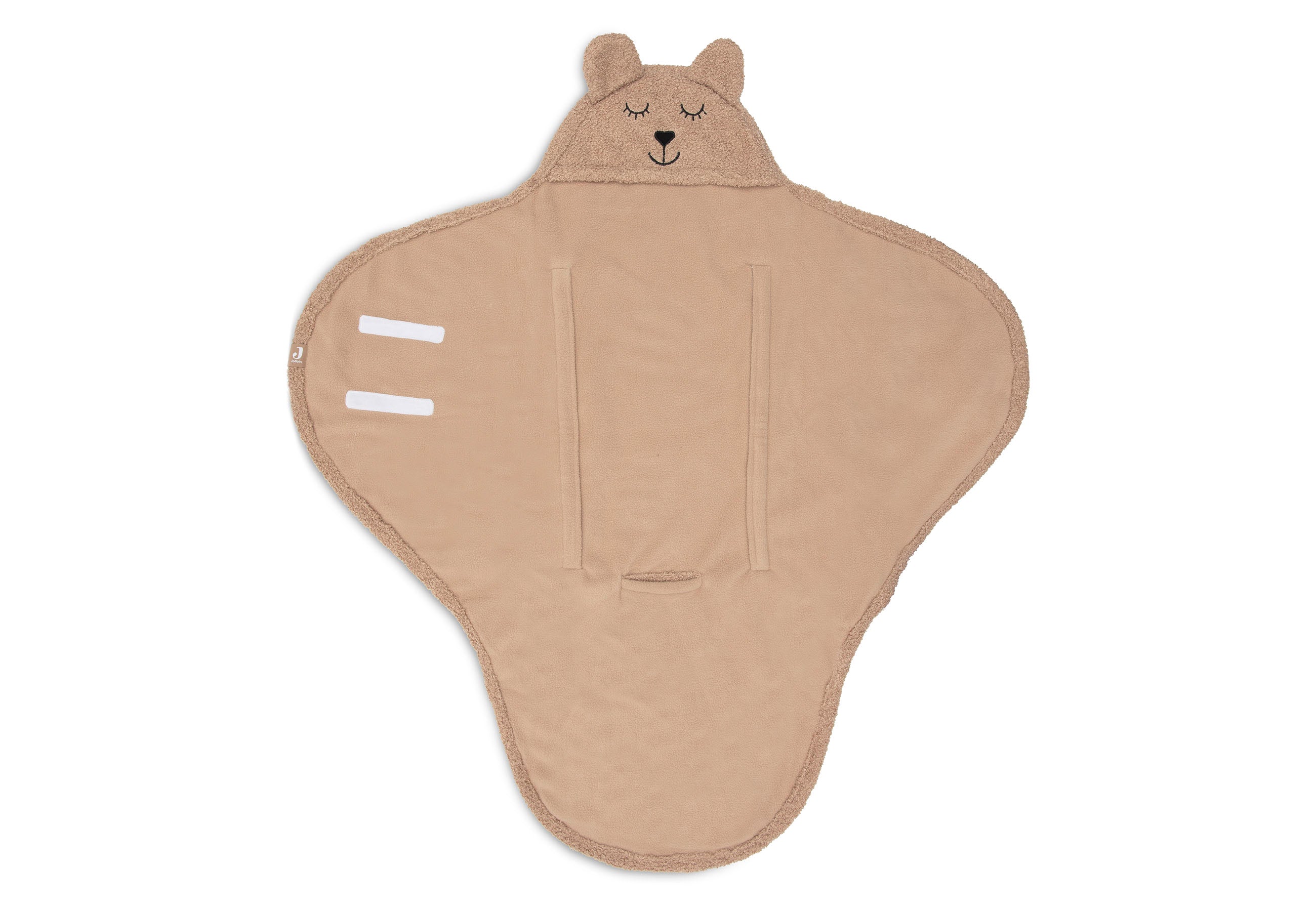Einschlagdecke für Babyschale Bear Boucle - BIO Baumwolle