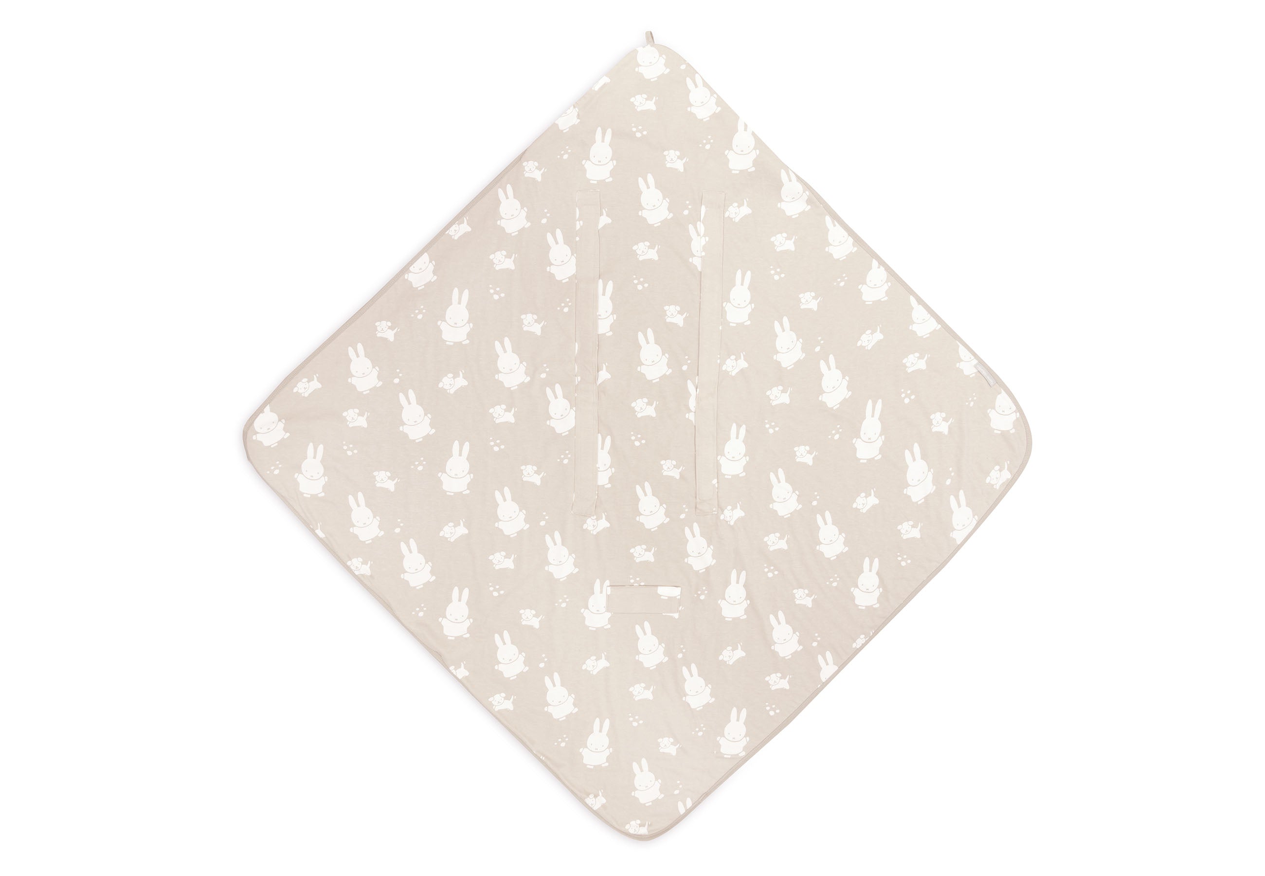 Einschlagdecke für Babyschale Miffy & Snuffy - Nougat
