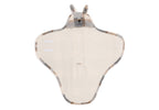 Einschlagdecke für Babyschale Bunny Check - Boucle