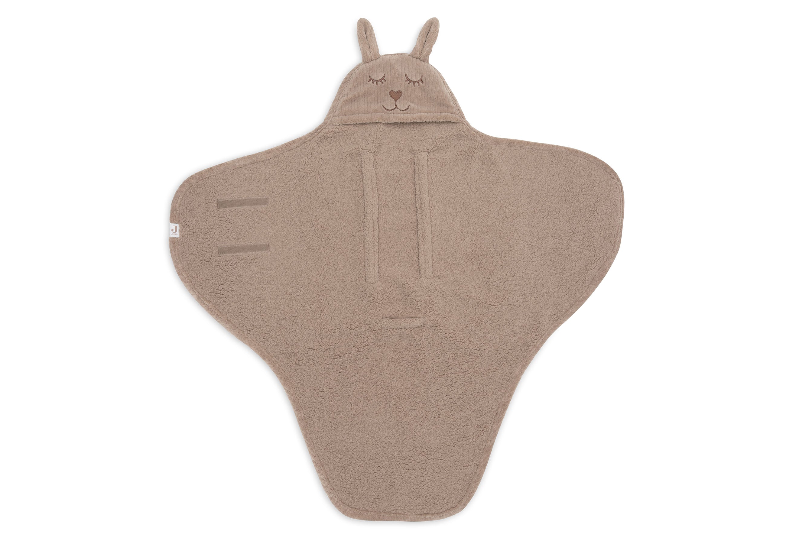 Einschlagdecke für Babyschale Bunny Cloudy Rib