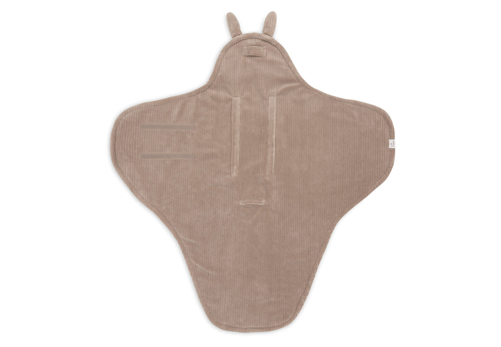 Einschlagdecke für Babyschale Bunny Cloudy Rib