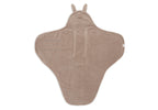 Einschlagdecke für Babyschale Bunny Cloudy Rib