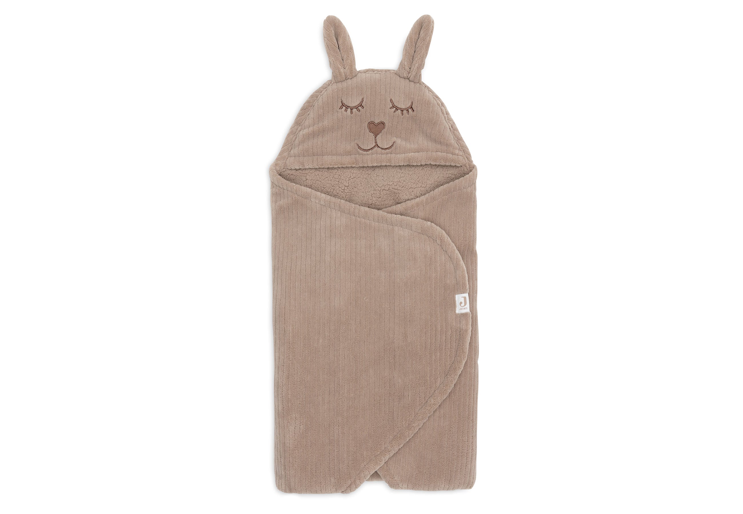 Einschlagdecke für Babyschale Bunny Cloudy Rib
