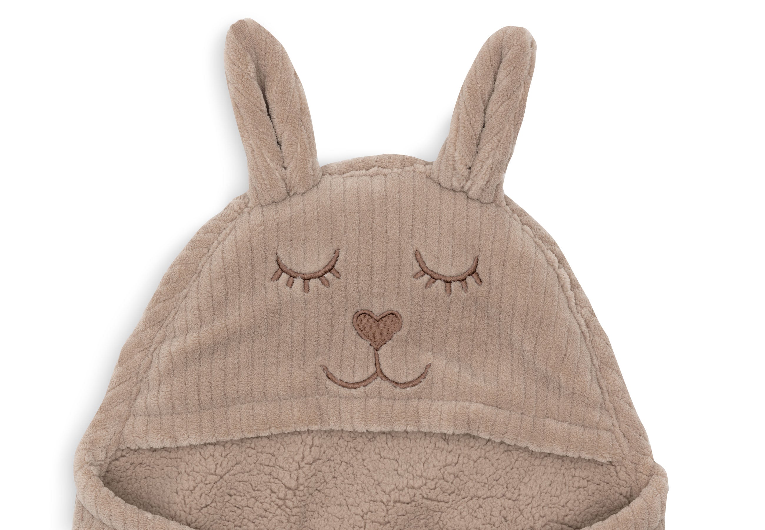 Einschlagdecke für Babyschale Bunny Cloudy Rib