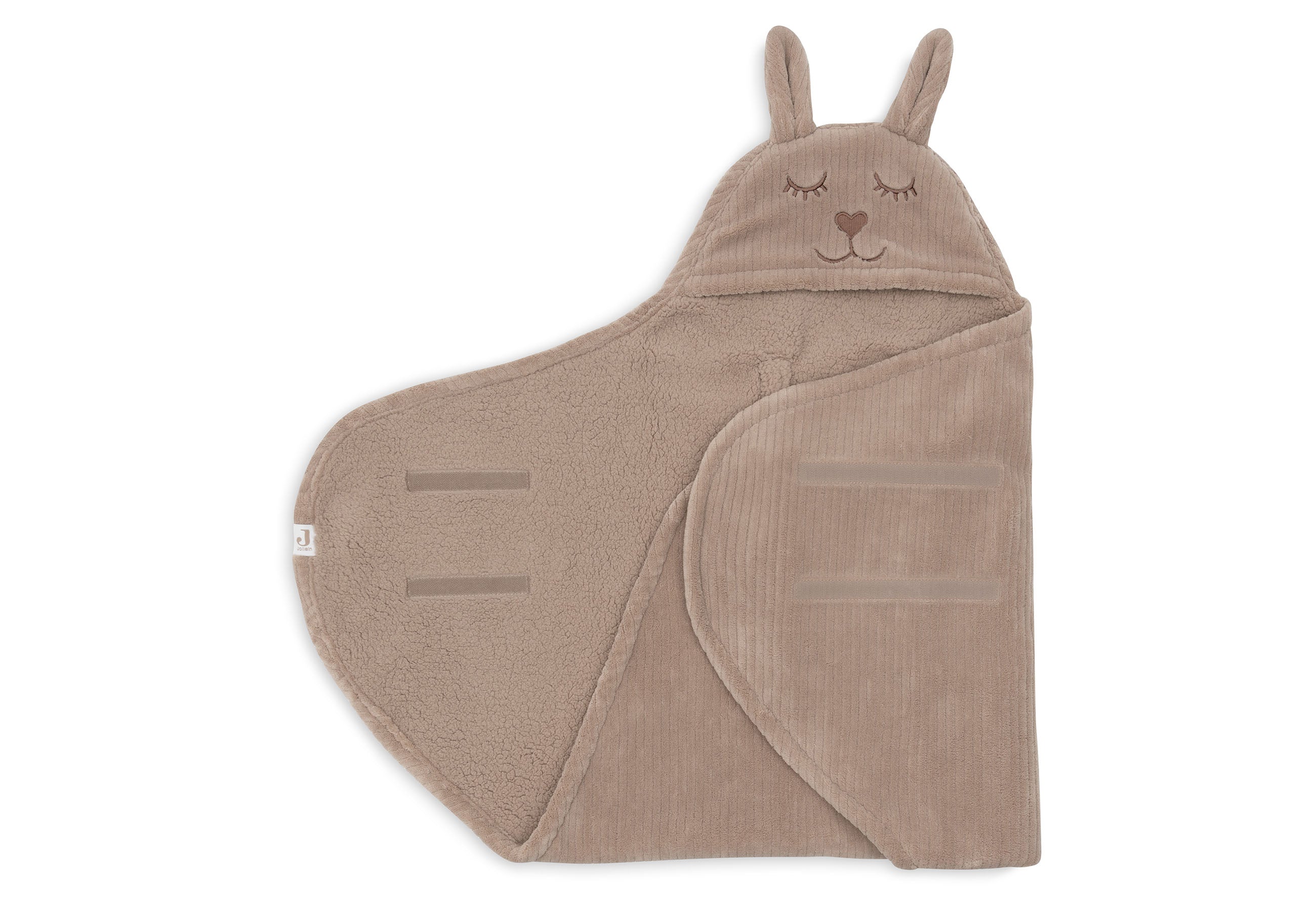 Einschlagdecke für Babyschale Bunny Cloudy Rib