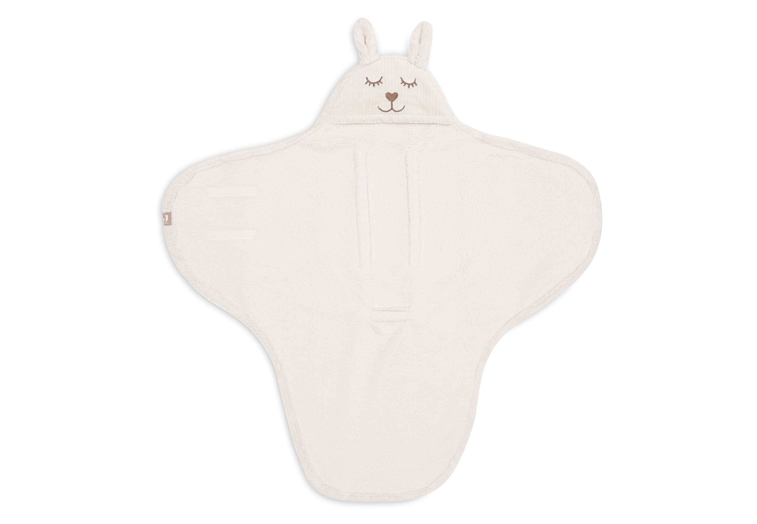Einschlagdecke für Babyschale Bunny Cloudy Rib
