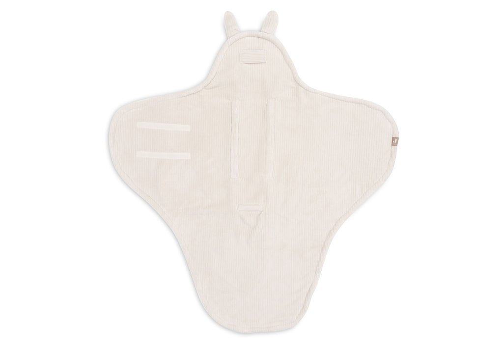 Einschlagdecke für Babyschale Bunny Cloudy Rib