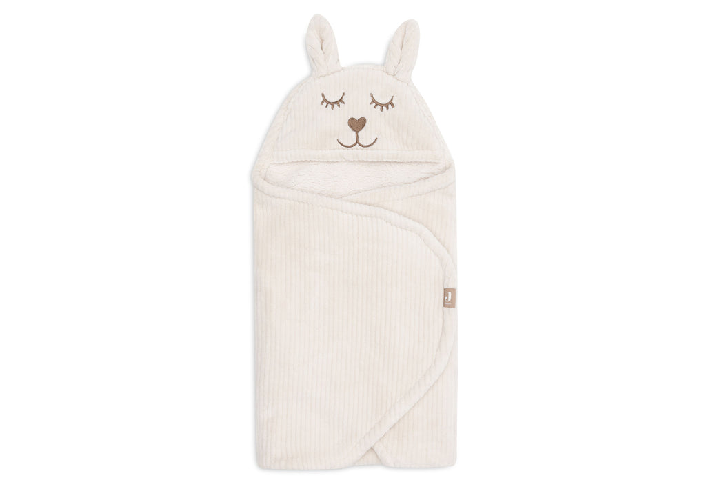 Einschlagdecke für Babyschale Bunny Cloudy Rib