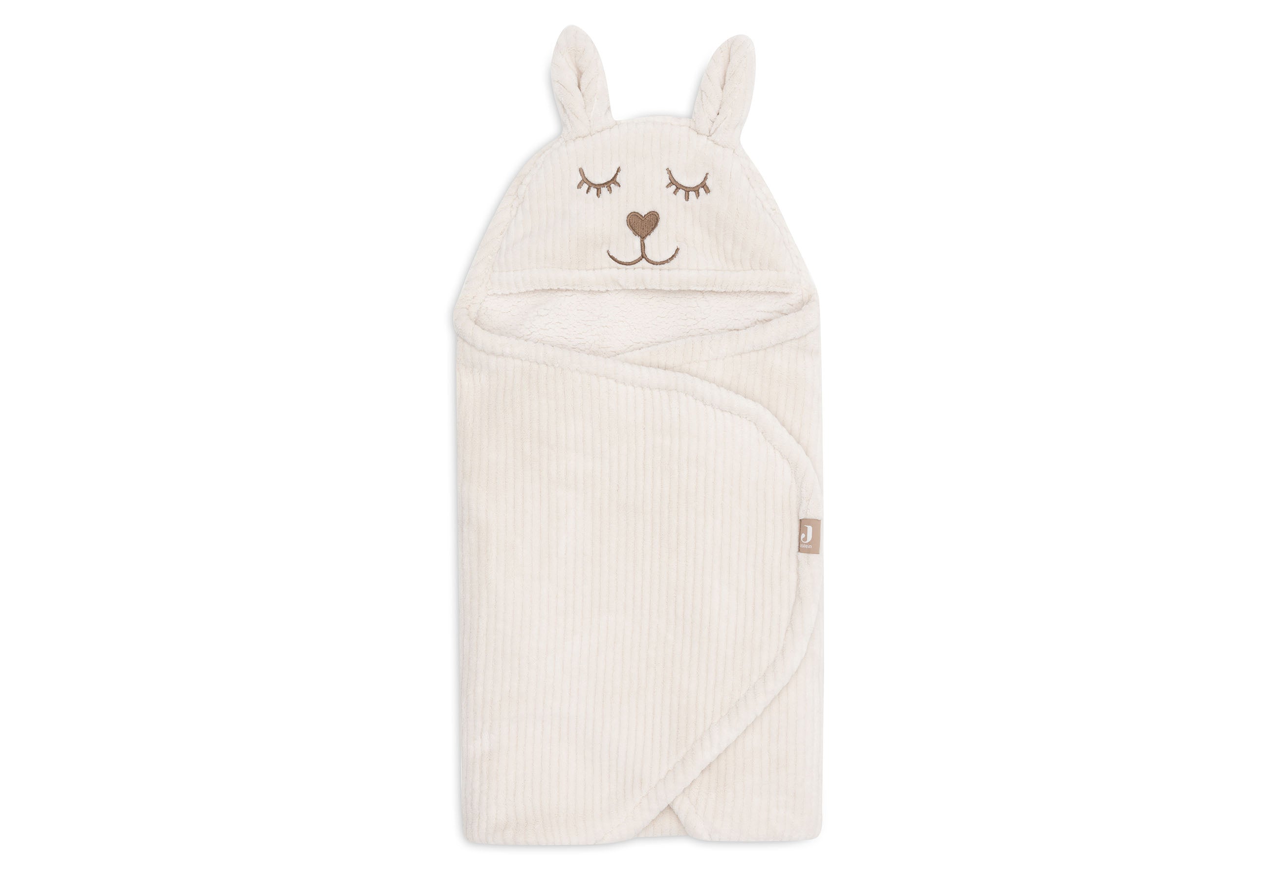 Einschlagdecke für Babyschale Bunny Cloudy Rib