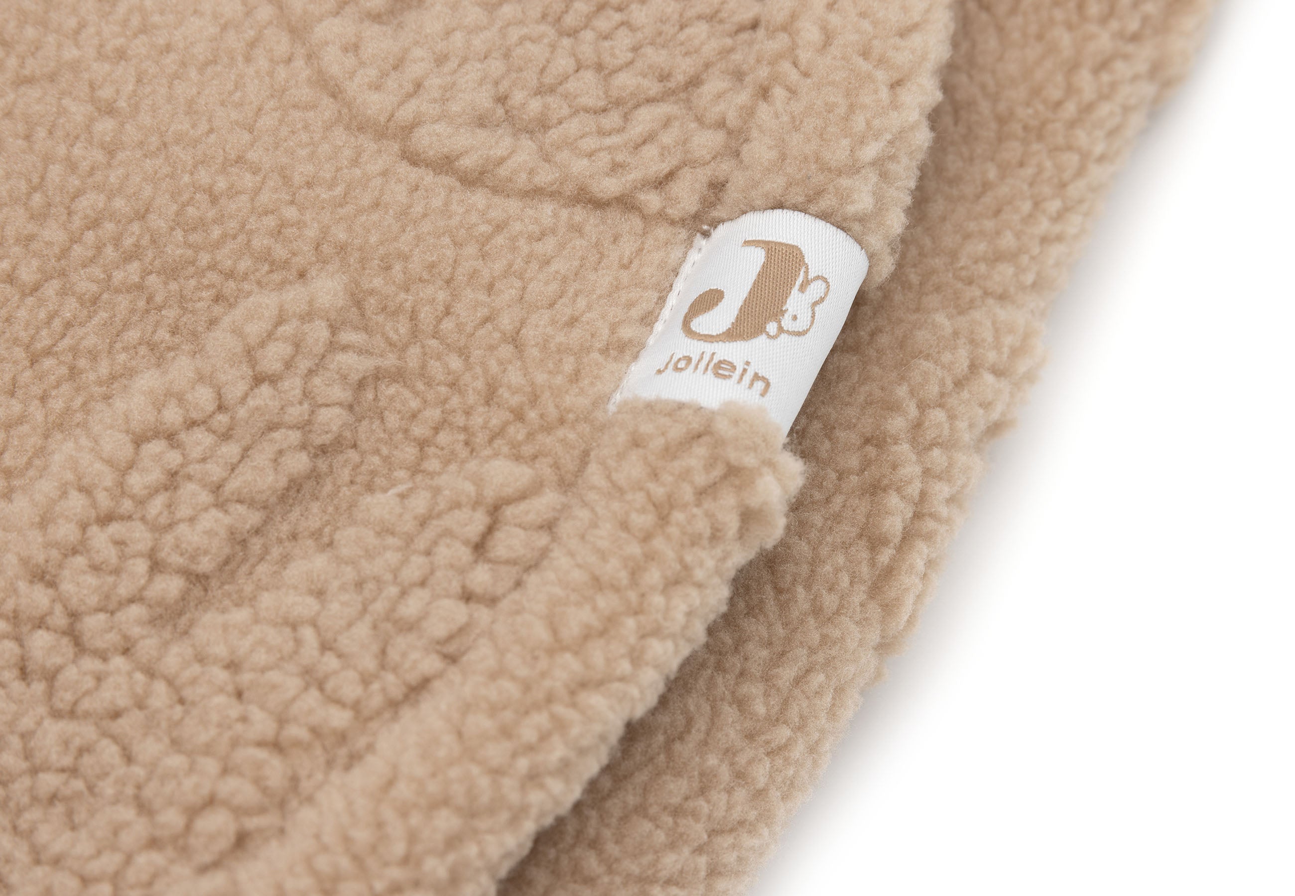 Einschlagdecke für Babyschale Miffy Jacquard Teddy - Biscuit