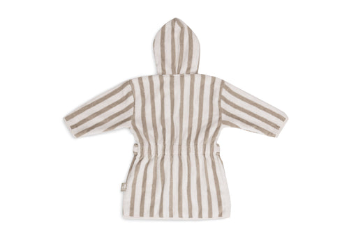 Bademantel Stripe Frottee - GOTS - Kuschelkind