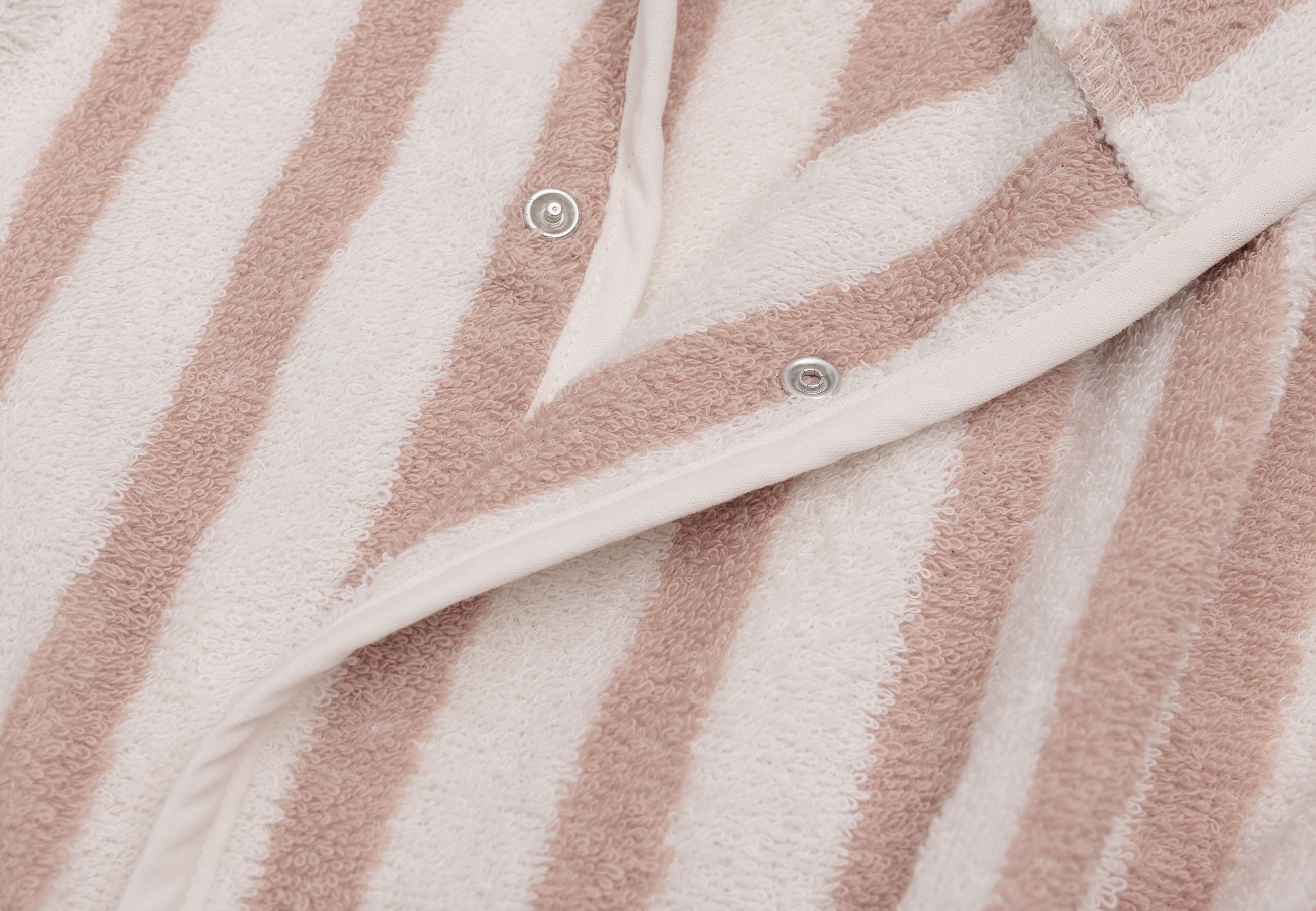 Bademantel Stripe Frottee - GOTS